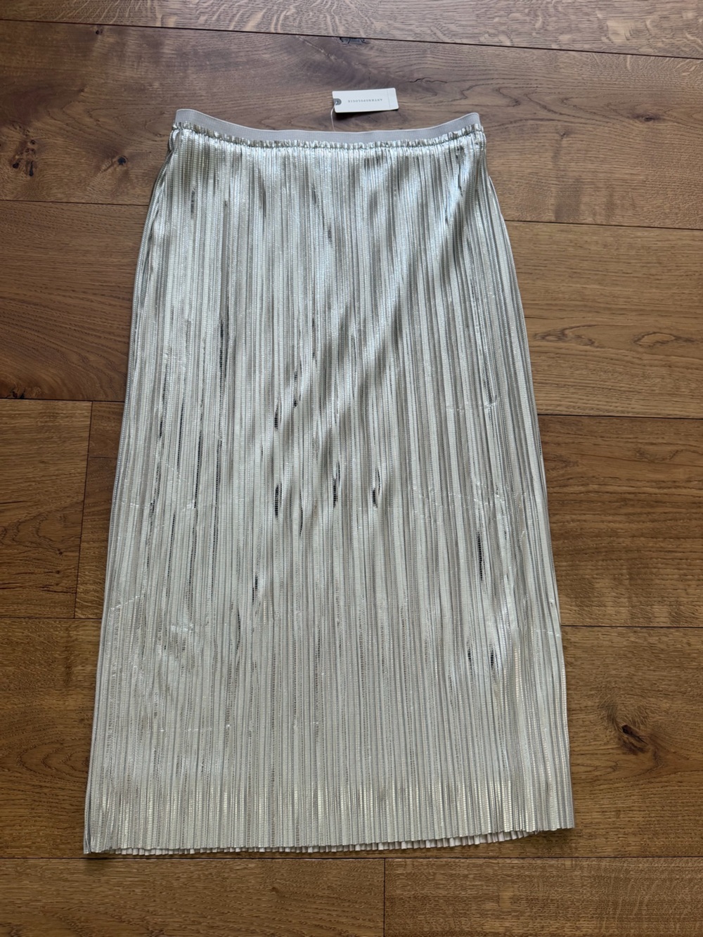 NWT Metallic Midi Skirt - size 6